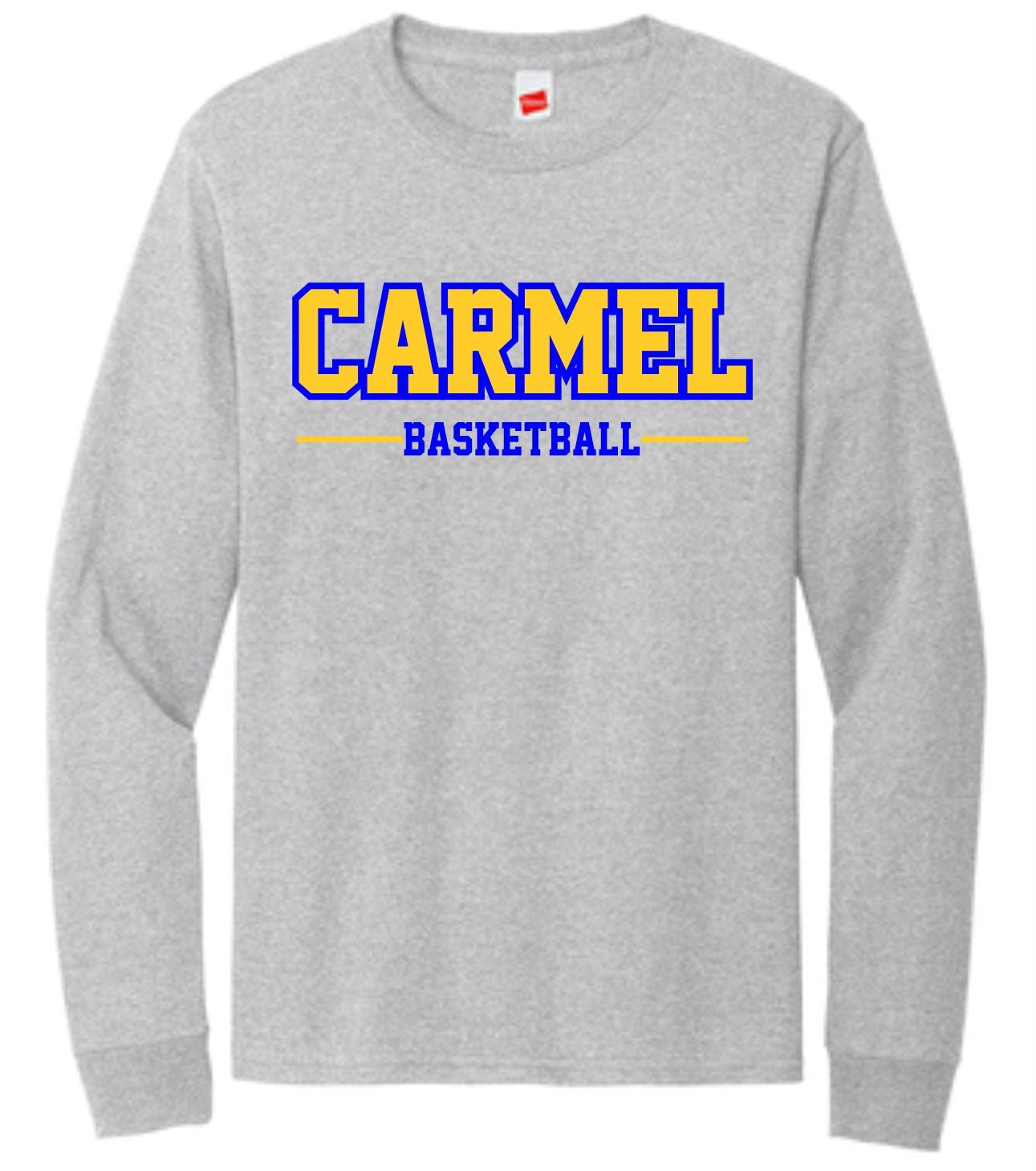 Grey Carmel Basketball longsleeve