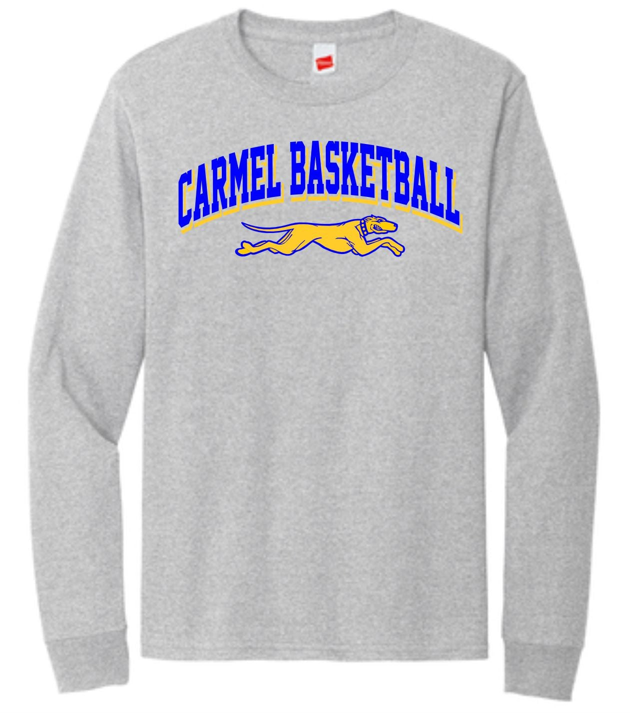 Grey Carmel Basketball longsleeve