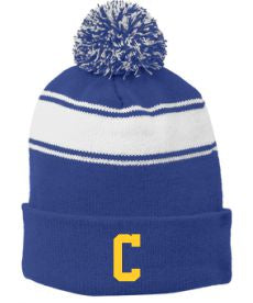 "C" Pom Beanie