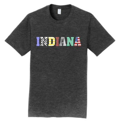 Indiana Black Unisex T-shirt