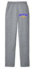 Grey Open Leg Sweatpants