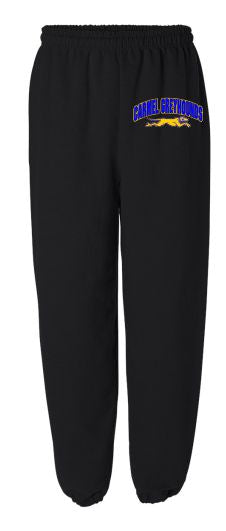 Black Elastic Sweatpants