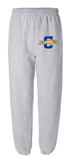 Grey Elastic Sweatpants