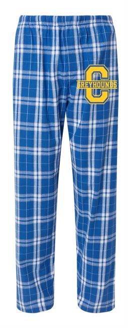 Unisex plaid pajama pants