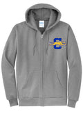 Unisex full zip sweatshirt